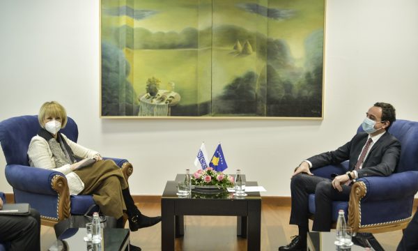 Kurti takon sekretaren e përgjithshme të OSBE-së, flasin për dialogun me Serbinë