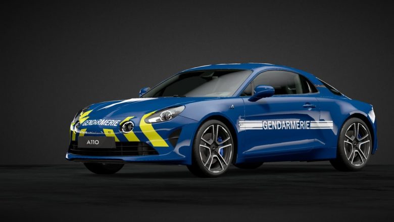 Policia franceze porosit 26 makina sportive Alpine A110