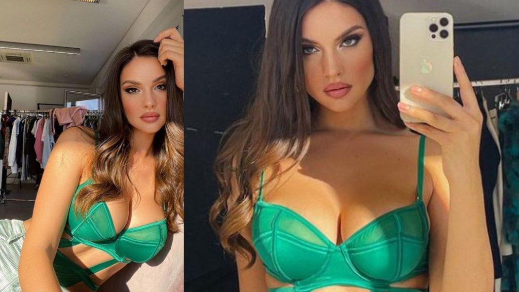 Oriola Marashi i qetë flakën rrjetit duke pozuar e zhveshur si sirenë
