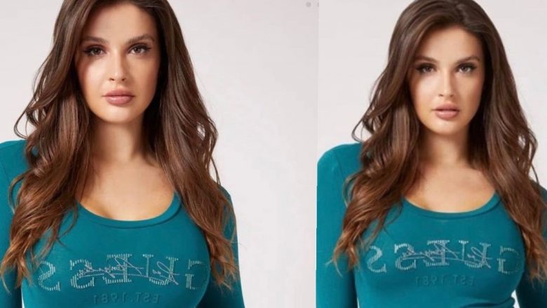 Oriola Marashi shfaqet e veçantë në kampanjën e re të “Guess”