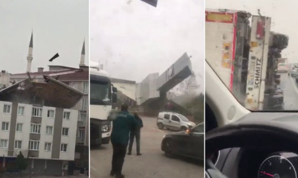 Shkatërrime të mëdha në Stamboll, i gjithë qyteti në alarm