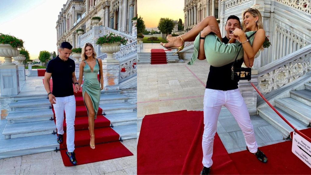Publikohen fotografi të reja nga fejesa e Robin Krasniqit dhe Marigonës