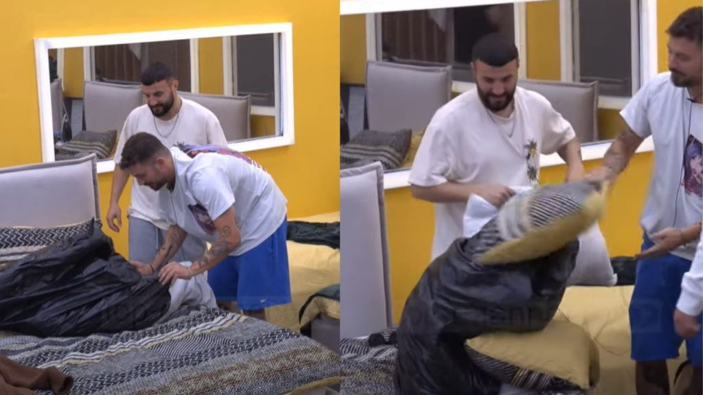 E lidhin dhe e fusin në thes të zi duke e goditur me jastëk, ndodh edhe kjo në “Big Brother VIP”