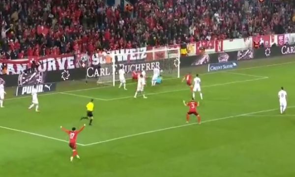 Zvicra kalon në epërsi ndaj Bullgarisë, Shaqiri asiston