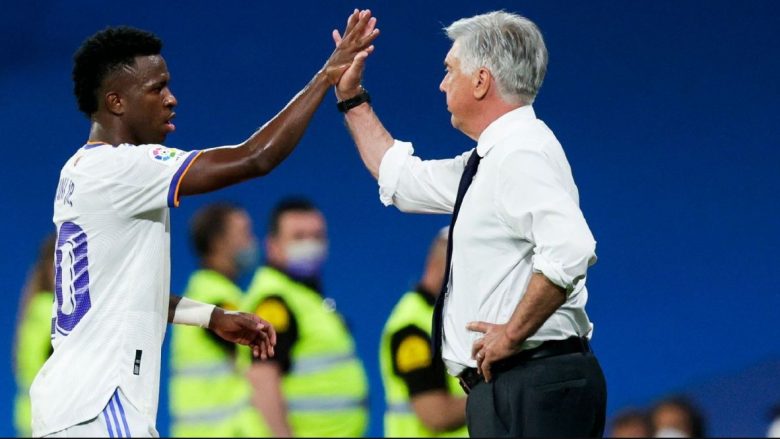 Ancelotti: Vinicius Jr është lojtari më i rrezikshëm në botë aktualisht