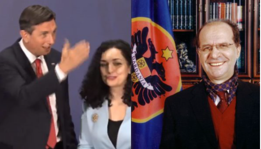 Presidentit slloven ia merr vëmendjen fotografia e Rugovës: I kujtoj takimet me këtë burrë shteti