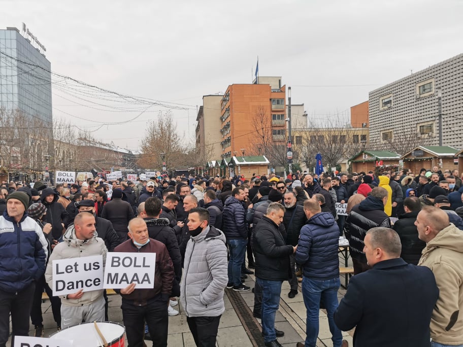 Nis protesta e gastronomëve para Qeverisë