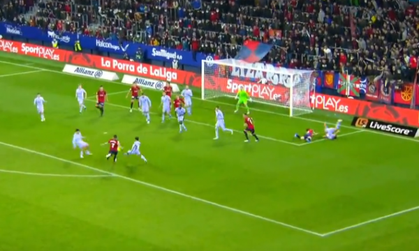 Osuasuna e trondit Barcelonën më gol fantastik në çastet e fundit