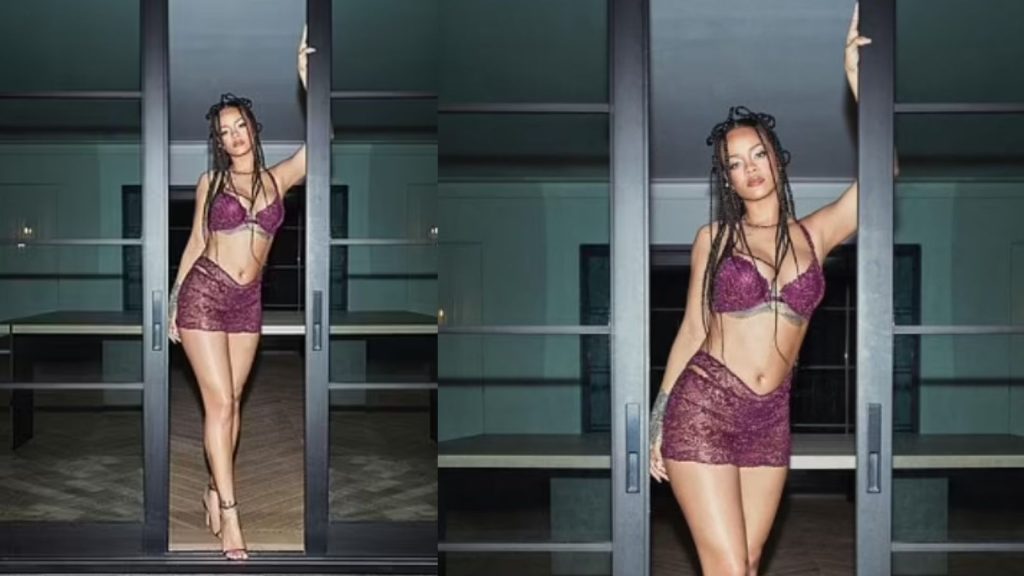 Rihanna merr vëmendje me linjat trupore teksa pozon në të brendshme joshëse