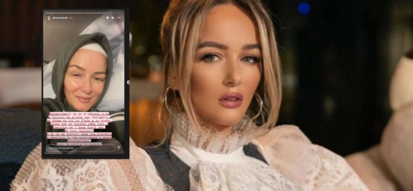 Adriana Matoshi publikon një foto pas operimit: Më shumë po rri tu fjete e tu pushu
