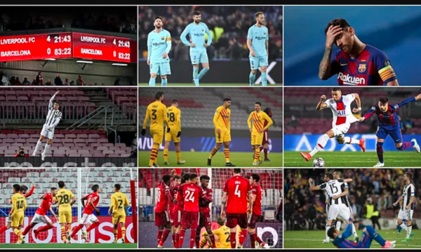 10 humbjet turpëruese të Barcelonës në Ligën e Kampionëve që nga viti 2017