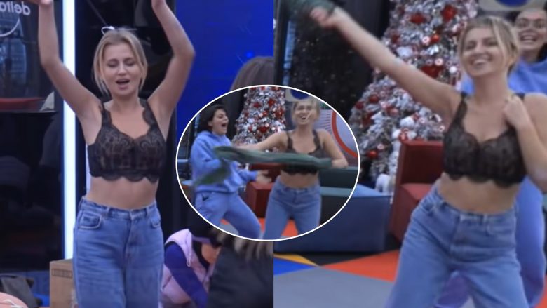 Muzikë e vallëzime provokuese, Beniada heq bluzën kur dëgjon këngën e Big Mamës