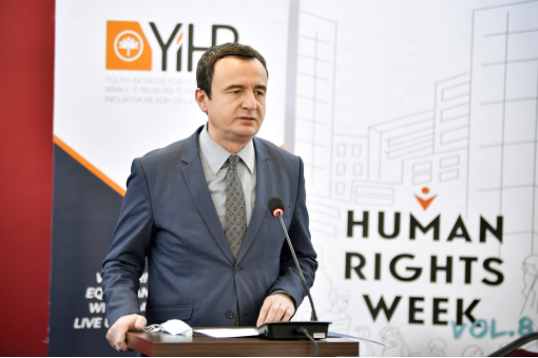 Kryeministri Kurti merr pjesë në konferencën “Përgjegjësia institucionale për të drejtat e njeriut”