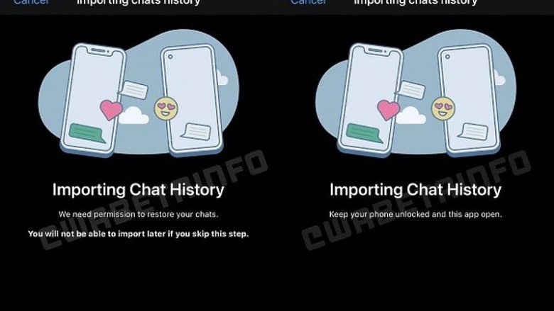 WhatsApp do të mundësojë bartjen e historisë së bisedave nga Android në iOS