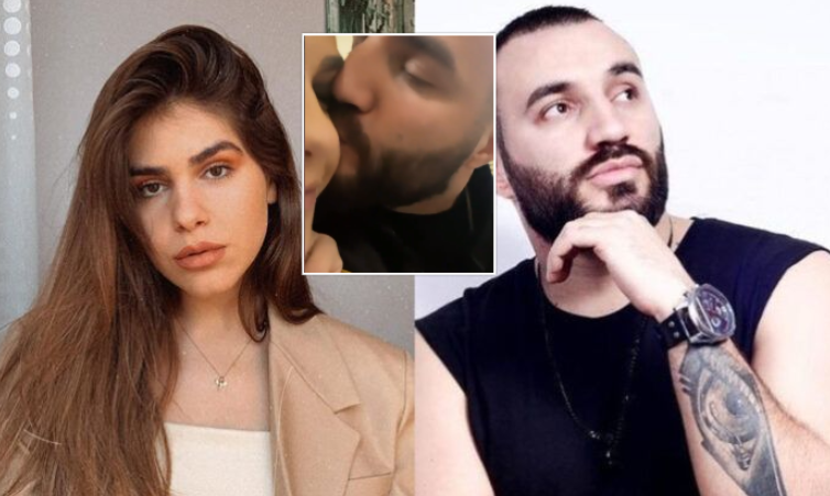 Sarah dhe Dj Pm incizohen duke u puthur me njëri tjetrin
