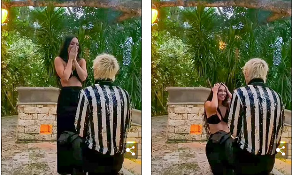 Fejohen Megan Fox dhe Machine Gun Kelly, videoja e propozimit bëhet virale