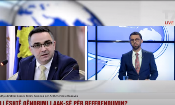 Tahiri për refuzimin e referendumit të Serbisë në Kosovë: Kurti nuk e ka guximin e burrështetasit