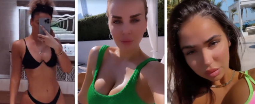 Modelet shqiptare postojnë foto në bikini teksa shijojnë ende pushimet në Dubai