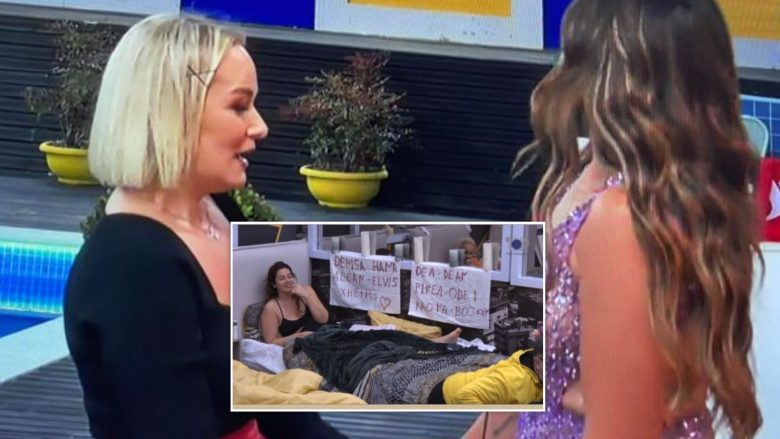 Adriana Matoshi reagon pasi pa që Arjola mban afër shtratit emrat e fëmijëve të saj në BB VIP