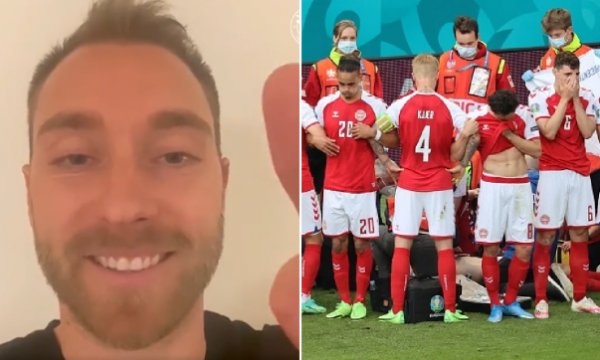 Fjalët e para të Christian Eriksenit pasi iu kthye futbollit, 7 muaj pas sulmit në zemër