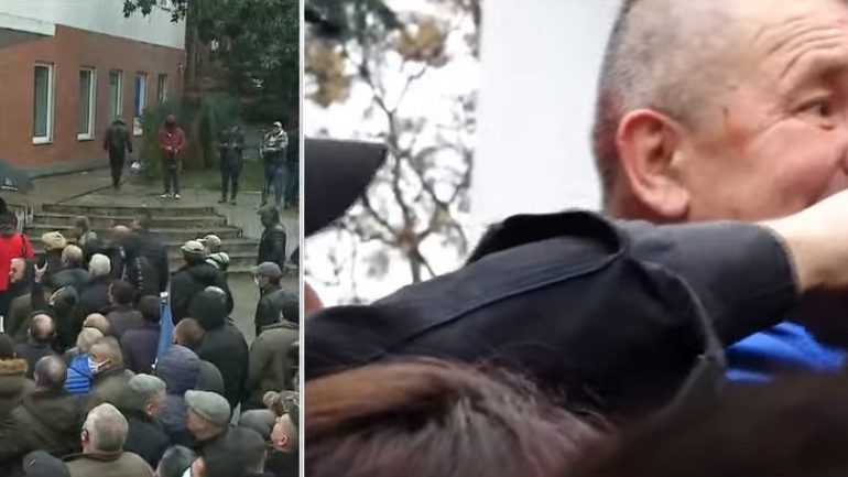Plagoset një person/ Tensione te selia e PD-së