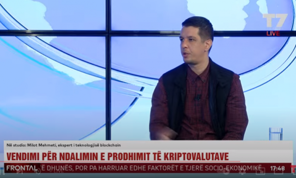 Eksperti Mehmeti: 20-30 mijë familje në Kosovë marrin të hyra nga prodhimi i kriptovalutave