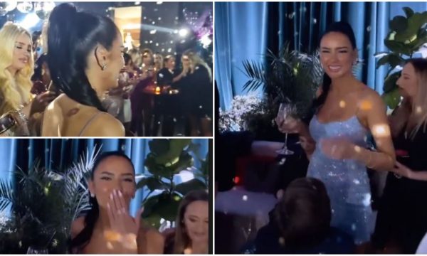 Reagimi i Bora Zemanit kur i këndohet në ditëlindje kënga që ia dedikoi Donaldi asaj