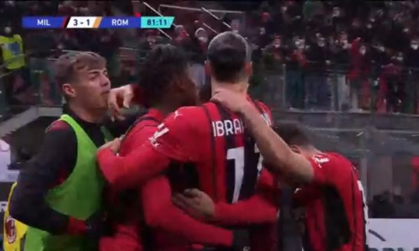 Leao vulos fatin e Milanit në derbi kundër Romës, shënon gol të bukur