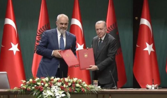 Erdogan në Shqipëri, ja 7 marrëveshjet e bashkëpunimit që pritet të firmosen