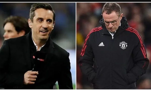 Neville: S’do të ndodh që Rangnick të mbetet trajner i Manchesterit