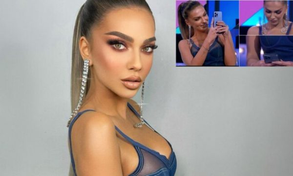 Beatrixa thyen kureshtjen, tregon me kë po fliste në telefon gjatë spektaklit