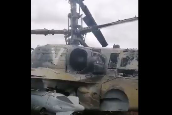 Ushtria e Ukrainës rrëzon helikopterin e Rusisë KA-52