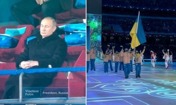 Ky ishte reagimi i Putinit kur atletët ukrainas defiluan në hapjen e Lojërave Olimpike Dimërore