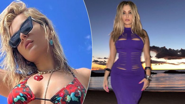 Me bikini nga Havai, Bebe Rexha uron të dashuruarit