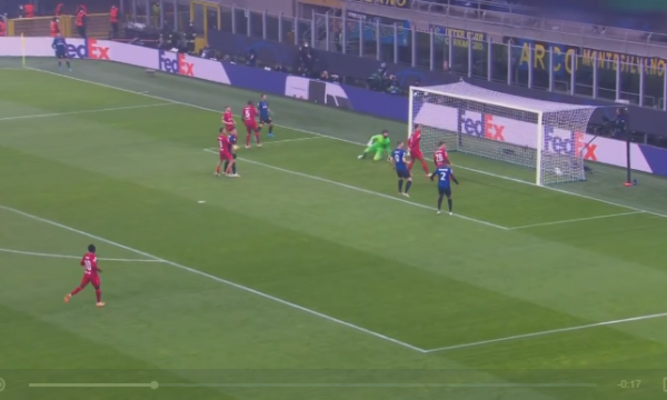 Sa afër ishte Interi të shënonte gol sonte
