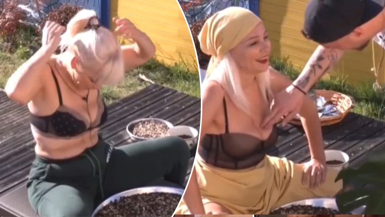 Monika Lubonja sërish pa tabu në Big Brother VIP, ekspozon gjoksin ndërsa ngacmohet nga Donaldi