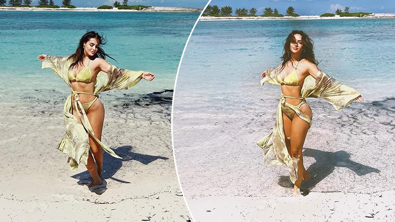 Xhensila Myrtezaj ekspozon me krenari linjat trupore nga pushimet luksoze në Bahamas