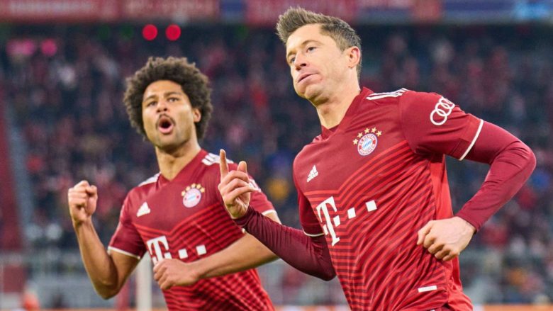 Bayern Munich mbyll gjithçka në pjesën e parë, epërsi e lartë e bavarezëve