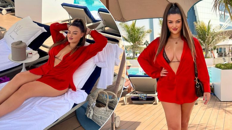 Enca vjen me pozat e radhës provokuese nga pushimet në Dubai