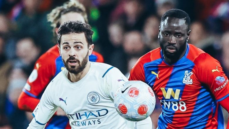 Notat e lojtarëve: Crystal Palace 0-0 Man City, zhgënjen Bernardo Silva