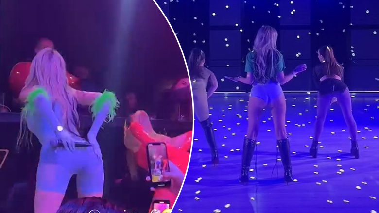 Era Istrefi e zjarrtë para shqiptarëve në Zvicër, publikohet video e saj duke bërë “twerk” në skenë