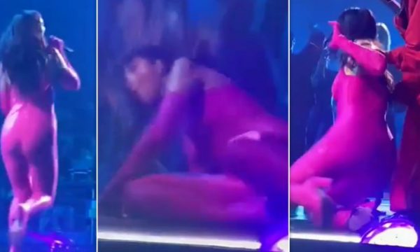 Dua Lipa humb baraspeshën, rrëzohet gjatë një performance në Milano