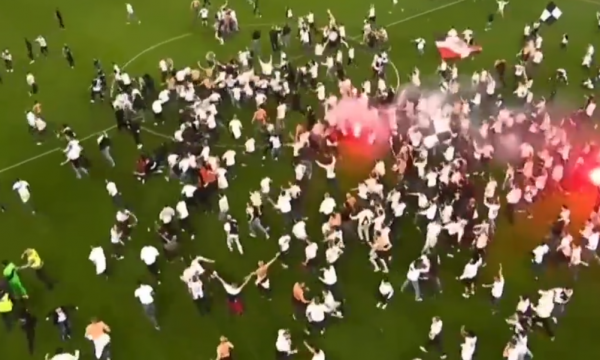 Festa e “çmendur” e tifozëve të Frankfurtit, pas kalimit në finale