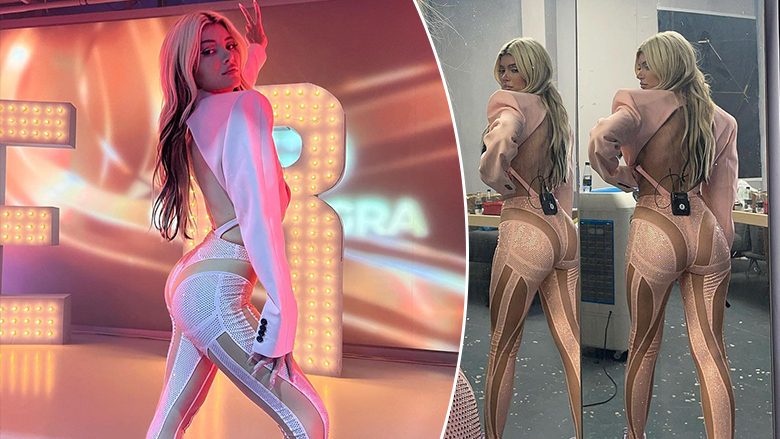 Era Istrefi thekson të pasmet në pozat provokuese në paraqitjet e fundit televizive