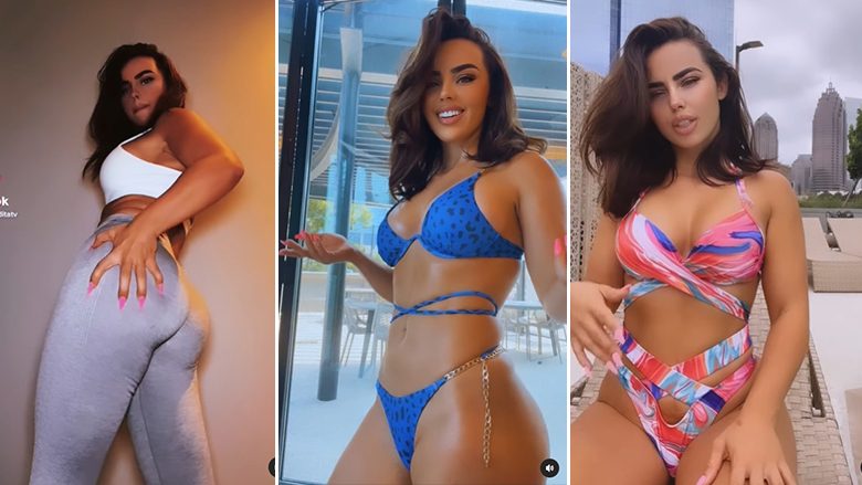 Linda Halimi nuk i ndal paraqitjet provokuese në TikTok