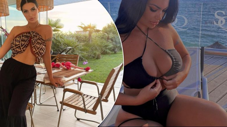 Me bikini të zeza, Zaimina Vasjari mahnit me fizikun atraktiv trupor