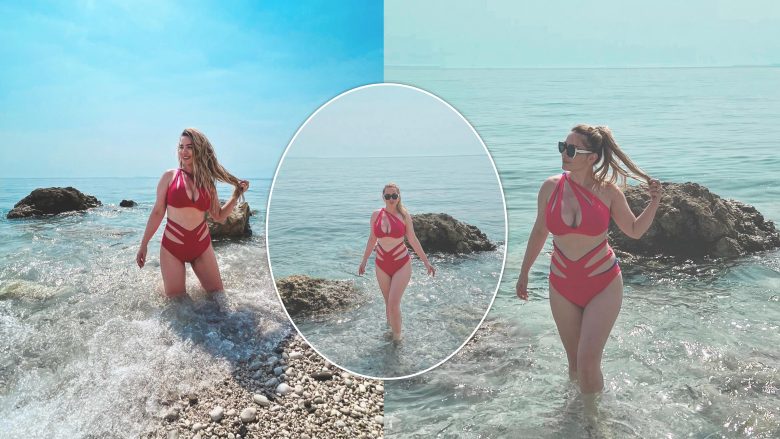 Me 12 kilogramë më pak, Rozana Radi tregon format trupore në bikini