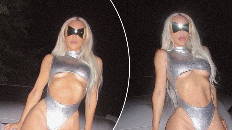 Kim Kardashian merr vëmendjen me pozat e reja pranë veturës së saj luksoze të tipit “Maybach”