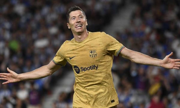 Lewandowski me dy golësh në fitoren e parë të Barcelonës në La Liga