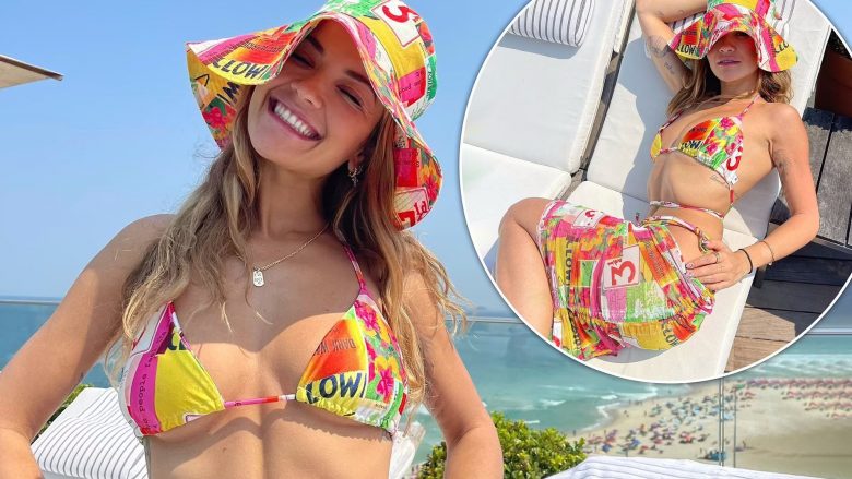 Rita Ora tregon fizikun e tonifikuar në bikini shumëngjyrëshe teksa poston imazhe të reja nga udhëtimit në Rio De Janeiro